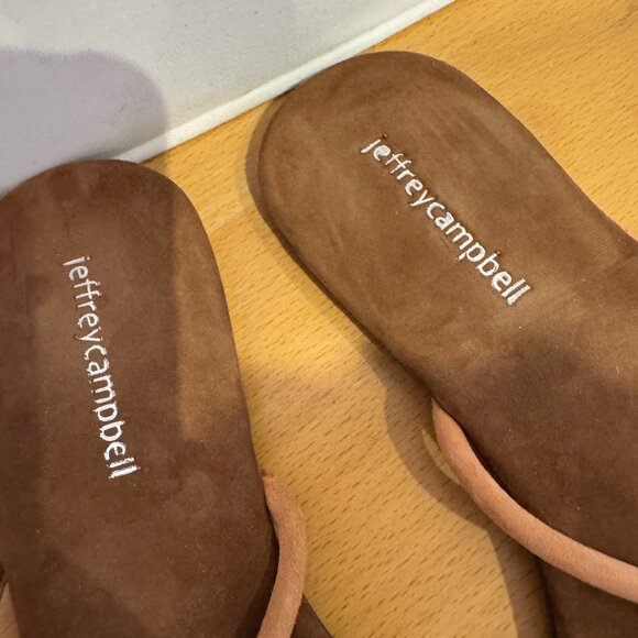 Jeffrey Campbell Malia Infinity Knot Sandal - 9 - Blush Suede - Picture 2 of 4